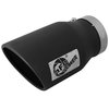 Afe Power AFE POWER DIESEL EXHAUST TIP (STAINLESS STEEL) BLACK; 5IN IN X 7IN OUT 49T50702-B12